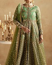 Maryum N Maria Light Green Organza Suit- Pakistani Chiffon Dress