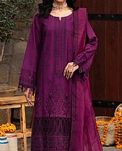 Mohagni Purple Lawn Suit