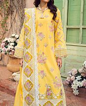 Motifz Yellow Lawn Suit- Pakistani Designer Lawn Suits