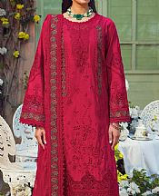 Motifz Bright Maroon Lawn Suit- Pakistani Lawn Dress