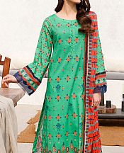 Motifz Mint Green Lawn Suit- Pakistani Lawn Dress