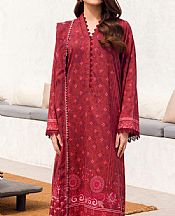 Motifz Wine Red Lawn Suit- Pakistani Designer Lawn Suits
