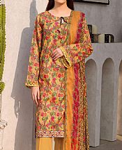 Motifz Pastel Orange Lawn Suit- Pakistani Lawn Dress
