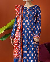 Orient Royal Blue Cambric Suit- Pakistani Winter Clothing