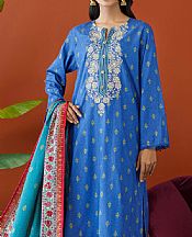 Orient Blue Karandi Suit