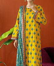 Orient Yellow Cambric Suit- Pakistani Winter Clothing