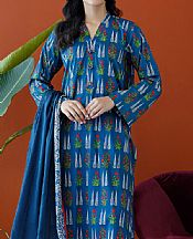 Orient Midnight Blue Cambric Suit- Pakistani Winter Dress