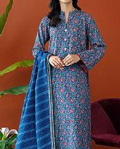 Orient Blue Khaddar Suit- Pakistani Winter Dress