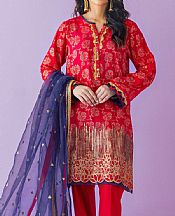 Orient Red Jacquard Suit- Pakistani Lawn Dress