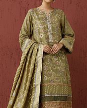 Orient Olive Green Jacquard Suit- Pakistani Lawn Dress