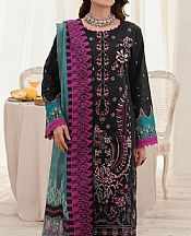 Ramsha Black Lawn Suit- Pakistani Lawn Dress