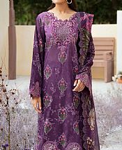 Ramsha Plum Purple Lawn Suit- Pakistani Designer Lawn Suits