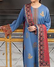 Rang Rasiya Light Blue Khaddar Suit- Pakistani Winter Clothing