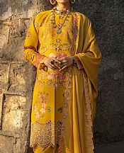 Rang Rasiya Mustard Khaddar Suit- Pakistani Winter Clothing