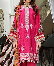 Saadia Asad Hot Pink Linen Suit- Pakistani Winter Dress
