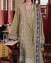 Saira Rizwan Tan Karandi Suit- Pakistani Winter Dress