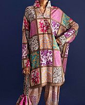 Sana Safinaz Multi Color Linen Suit (2 Pcs)- Pakistani Winter Dress