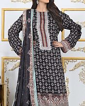 Shaista Charcoal Grey Viscose Suit- Pakistani Winter Dress