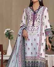 Vs Textile Off-white/Grey Cambric Suit- Pakistani Winter Clothing