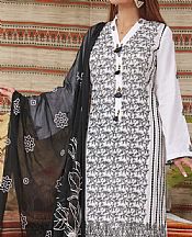 Vs Textile White Lawn Suit- Pakistani Lawn Dress