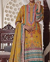 Vs Textile Orange Karandi Suit- Pakistani Winter Dress