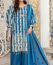 Vs Textile Denim Blue Khaddar Suit- Pakistani Winter Dress