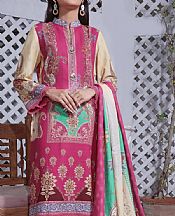 Vs Textile Tulip Pink Khaddar Suit- Pakistani Winter Dress