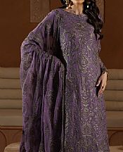 Zarif Purple Chiffon Suit- Pakistani Designer Chiffon Suit