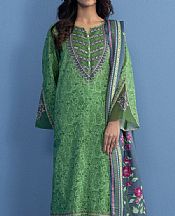Zeen Hippie Green Khaddar Suit- Pakistani Winter Dress