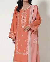 Zeen Coral Khaddar Suit- Pakistani Winter Dress