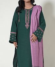 Zeen Teal Khaddar Suit- Pakistani Winter Clothing