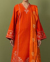 Zeen Grape Fruit Slub Suit- Pakistani Winter Dress