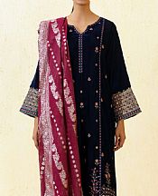 Zeen Mirage/Berry Velvet Suit- Pakistani Winter Dress