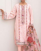 Zellbury Light Pink Jacquard Suit- Pakistani Designer Lawn Suits