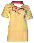 Yellow/Red Cotton Suit- Pakistani Casual Clothes