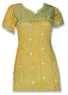 Yellow/Green Cotton Suit- Pakistani Casual Dress